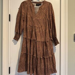 G by Giuliana Tiered V-Neck Dress